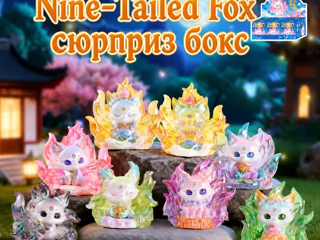 Сюрприз бокс с фигурками кицунэ, Душанбе