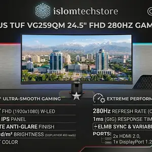 Монитор Asus TUF gaming 24,5, Душанбе