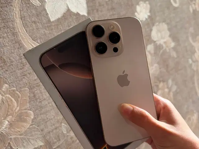Apple iPhone 16 Pro, 128 gb, Desert Titanium, Душанбе