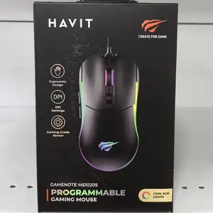 Игровая програмируемая мышка с RGB подсветкой Havit Gamenote MS1020S, Душанбе