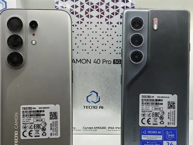 Tecno Camon 40 Pro 5G 8/256GB Black, Душанбе
