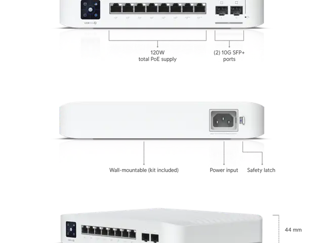 PoE Коммутатор Ubiquiti Professional 8 PoE, Душанбе