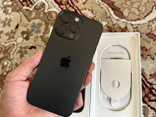 Apple iPhone 16 Pro Max, 256 gb, Black Titanium, Душанбе
