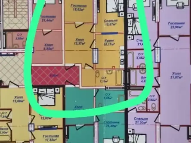 2-комн. квартира, 12 этаж, 67 м², 91 мкр, Душанбе