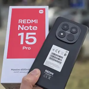 Xoaomi Redmi Note 15 Pro 8+4/256Gb 6500мач 2026, Душанбе