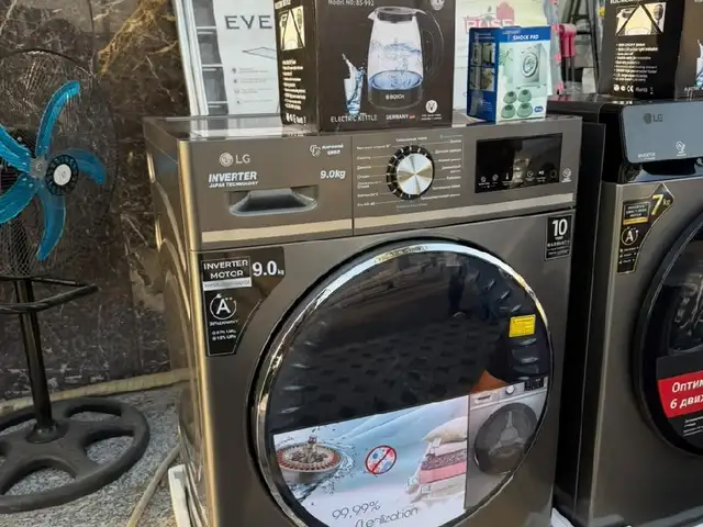 Стиральная машина LG 9кг, Душанбе