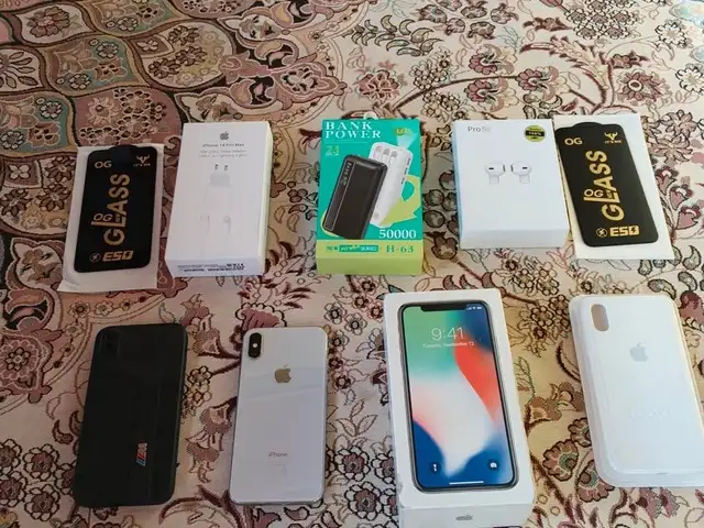 Apple iPhone X, 64 gb, Silver, Душанбе