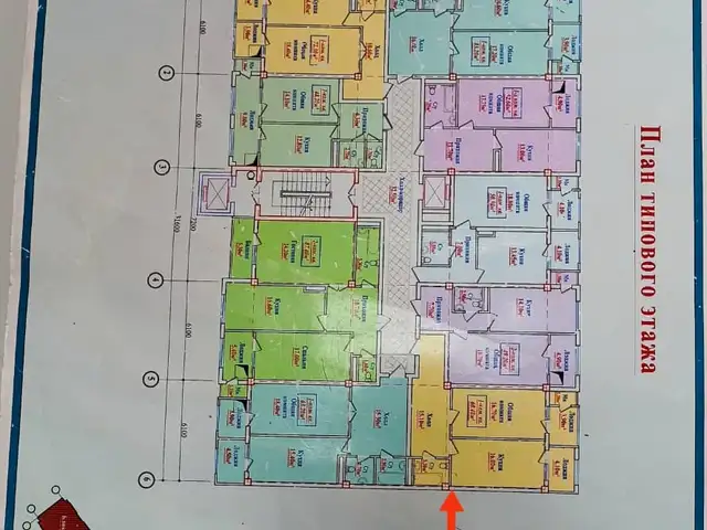 1-комн. квартира, 4 этаж, 60 м², Райпо, Турсунзаде