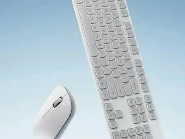 Комплект клавиатура + мышь Xiaomi Mi Wireless Keyboard WXJS02YM, белый, Душанбе