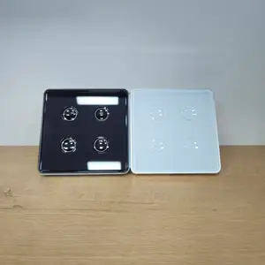 Умный 4-клавишный сенсорный выключатель Zigbee Concave, Душанбе