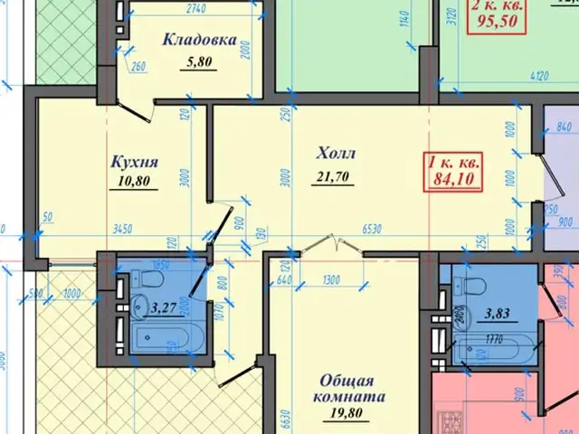 2-комн. квартира, 9 этаж, 84 м², 28 мкр , Хуҷанд