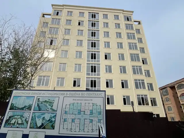 2-комн. квартира, 8 этаж, 55 м², 28 мкр, Хуҷанд