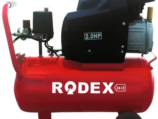 Компрессор воздушный Rodex RDX724 1500W 24л, красный, Душанбе