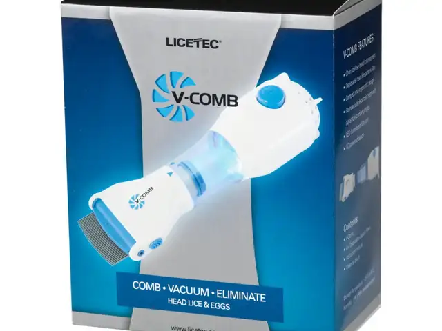 Шонаи вакуумии зидди шапуш ва ришк Licetec V-Comb Аслӣ, Душанбе
