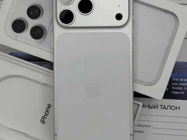 Apple iPhone 17 Pro Max, 512 gb, Silver, Бохтар (Курғон-Теппа)