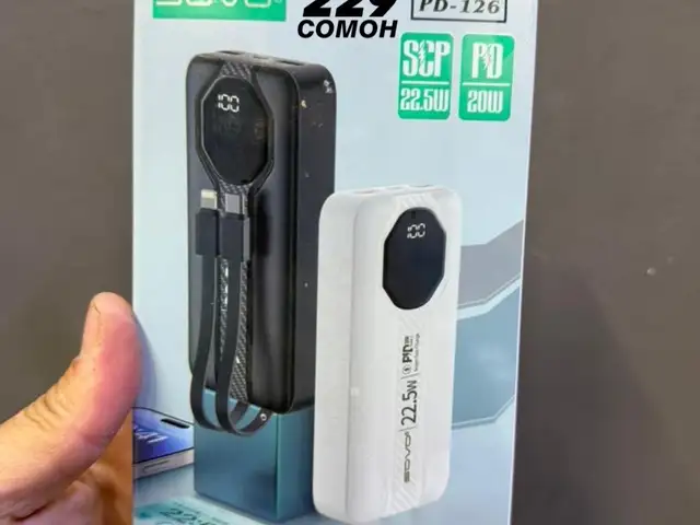 Внешний аккумулятор Power bank 20 000mah, Душанбе