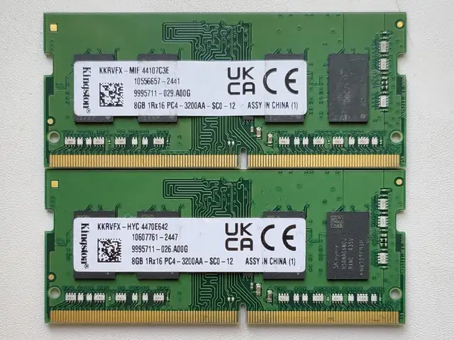 Оперативная память 16Gb DDR4 для ноутбука от Kingston, Душанбе