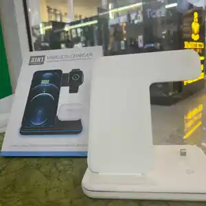 Беспроводная зарядка Wireless Charger 3in1, Душанбе