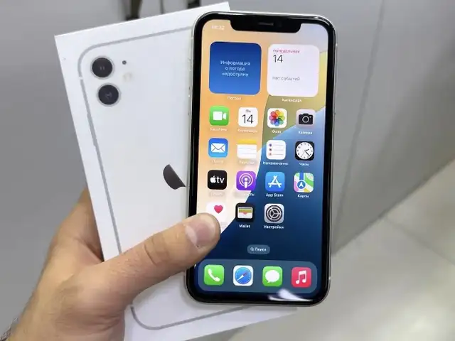 Apple iPhone 11, 128 gb, White, Турсунзаде