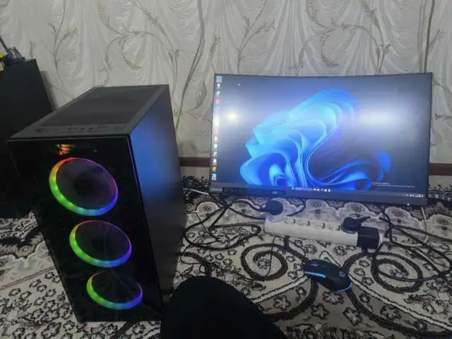 Игровой компьютер Core i5 12400F\DDR4 16GB\SSD 512GB\RTX3060 12GB\32 2K 180Hz, Душанбе