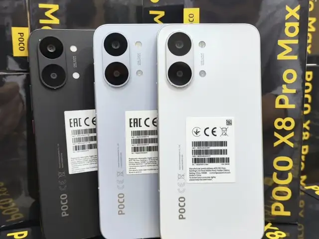 Xiaomi Poco X8Pro Max 5G 12+6/256Gb 8500мач, Душанбе