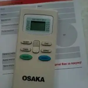 Пульт от кондиционера osaka, Душанбе