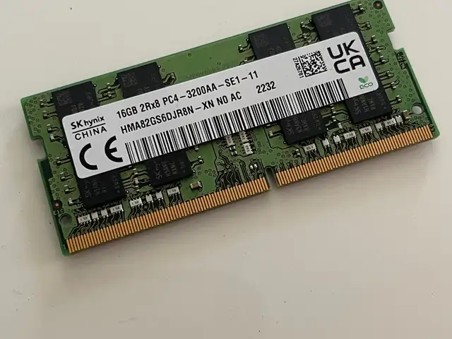 Оперативная память для ноутбука DDR4 16GB 3200Hz, Худжанд