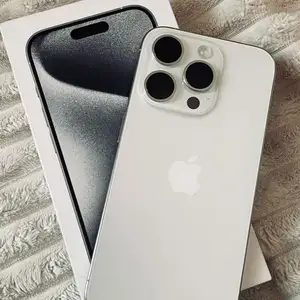 Apple iPhone 15 Pro, 256 gb, White Titanium, Душанбе