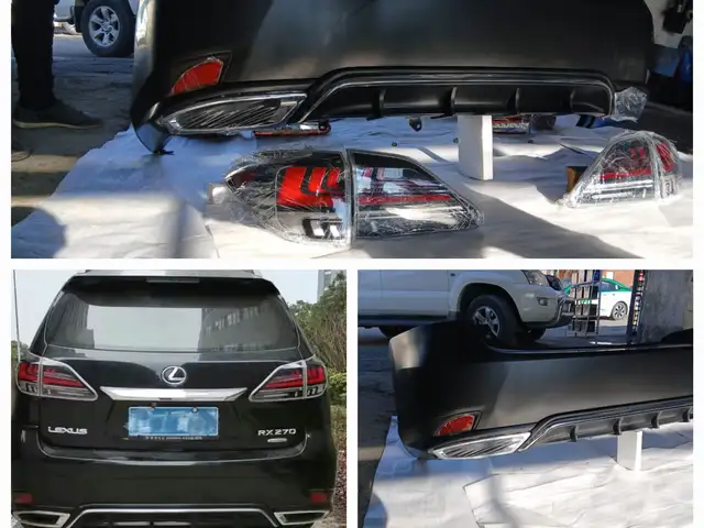 Задний бампер рестайлинг Lexus RX350 2010 то 2015 год в стиле Fsport, Душанбе