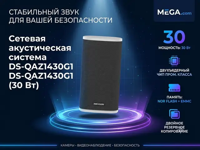 DS-QAZ1430G1 компактная сетевая акустика для чёткого звука без лишних хлопот, Худжанд
