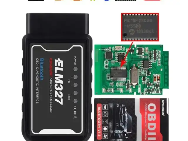 Автосканер адаптер Elm327 v1.5 OBD Kingbolen с чипом PIC18F25K80, Душанбе