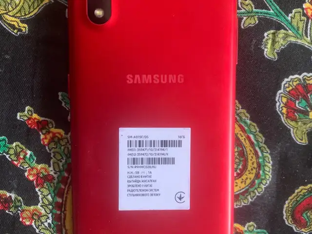 Samsung Galaxy A01, Душанбе