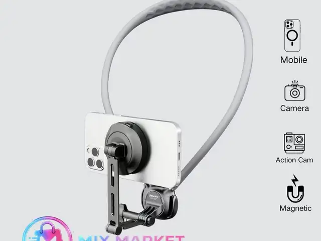 Магнитный держатель на шею iPhone/Android/GoPro | 245г., Душанбе