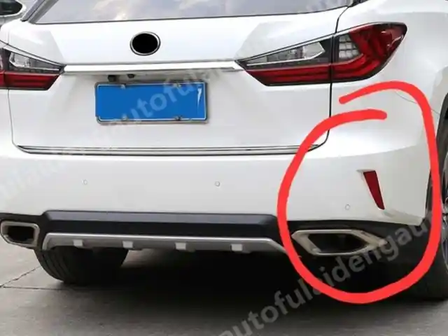Катафот на задний бампер от Lexus RX 2016, Душанбе