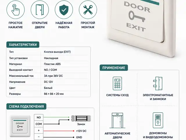 Кнопка открытия двери EXIT, Хуҷанд