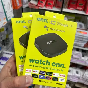 Приставка для потоковой передачи ONN Google TV с разрешением 4K UHD и пультом, Душанбе
