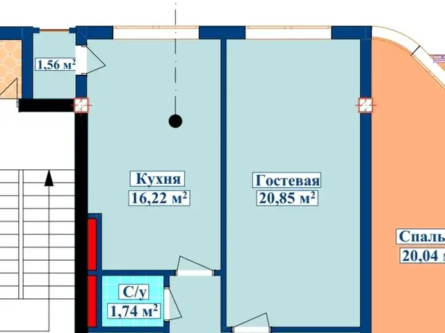 1-комн. квартира, 7 этаж, 53 м², И Сомони, Душанбе