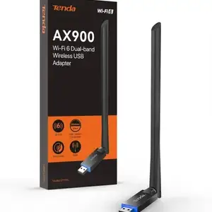 Двухдиапазонный Wi-Fi 6 приёмник Tenda U11 Pro AX900 2.4 & 5GHz 886MB/s, Душанбе