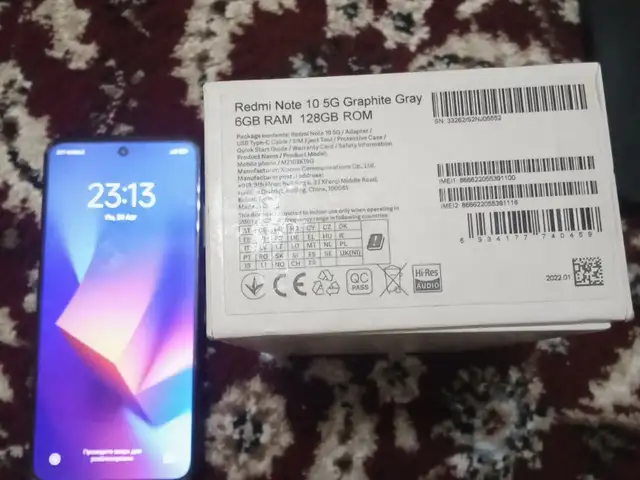 Xiaomi Redmi note 10 5g 128gb, Душанбе
