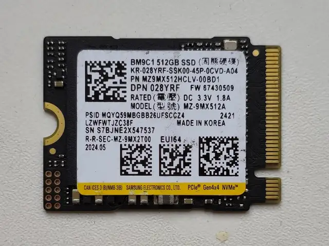 SSD M2 NVMe накопитель на 512Gb от Samsung, Душанбе