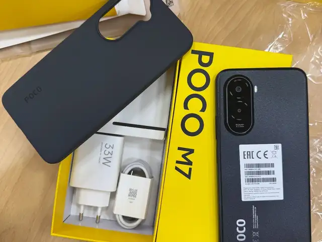 Xiaomi Poco M7 8+8/256gb, Душанбе