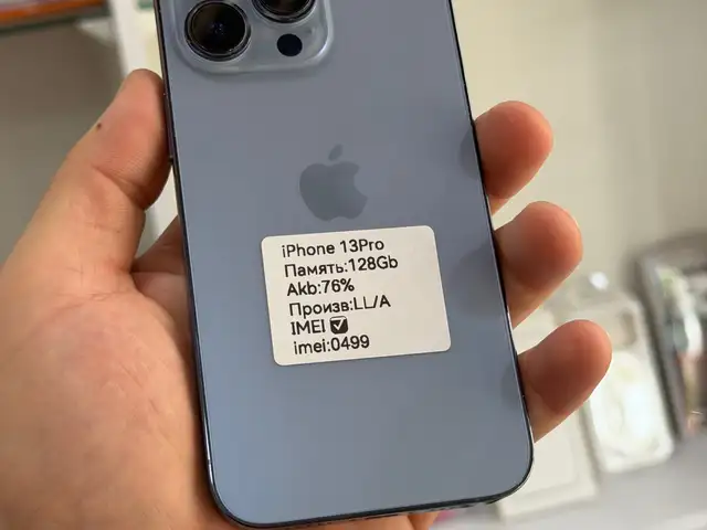 Apple iPhone 13 Pro, 128 gb, Sierra Blue, Хуҷанд