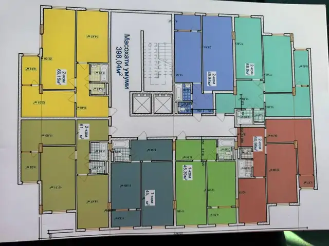 2-комн. квартира, 4 этаж, 61 м², павароти Ленинград, Рӯдакӣ