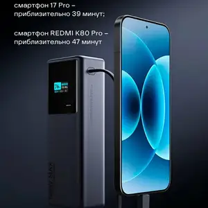 Внешний аккумулятор Power Bank Xiaomi 20000 mAh 165W MAX, Душанбе