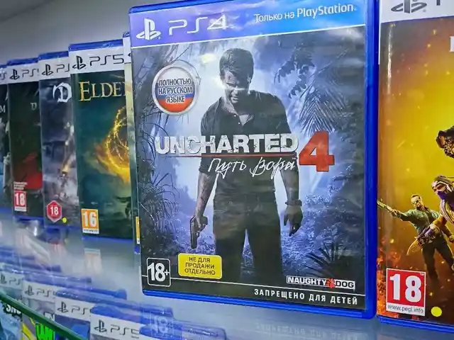 Игра Uncharted 4 русская версия PlayStation 4 PlayStation 5, Душанбе