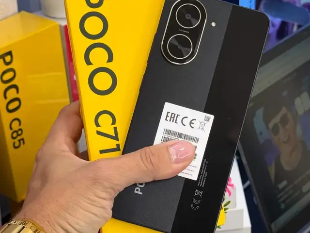 Xiaomi Poco C71 64Gb black 5200Мач, Душанбе