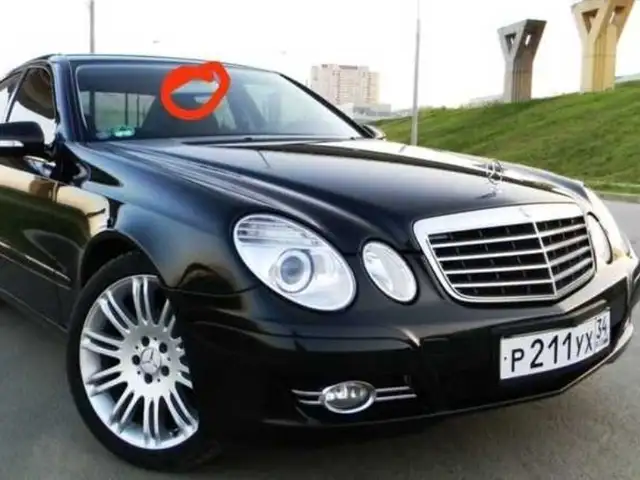 Лобовое стекло от Mercedes-Benz W211, Душанбе