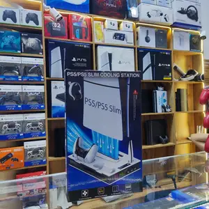 Подставка для ps5 ps5 slim cooling charging station, Душанбе