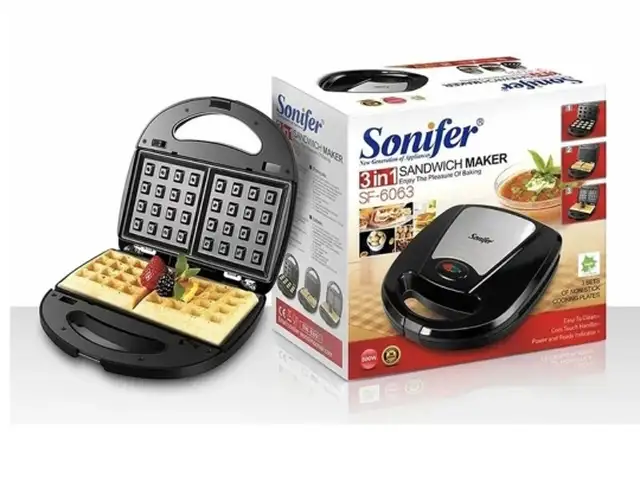 Вафельница Sonifer 3-in-1 SF-6063, Душанбе