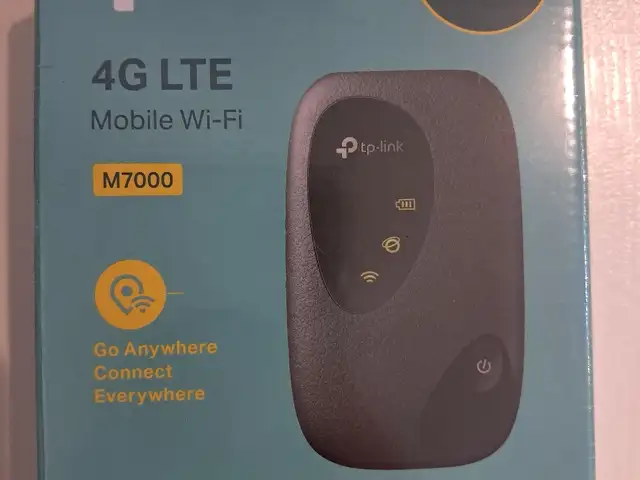 Модем 2G/3G/4G TP-Link M7000 micro USB Wi-Fi +Router внешний черный, Душанбе